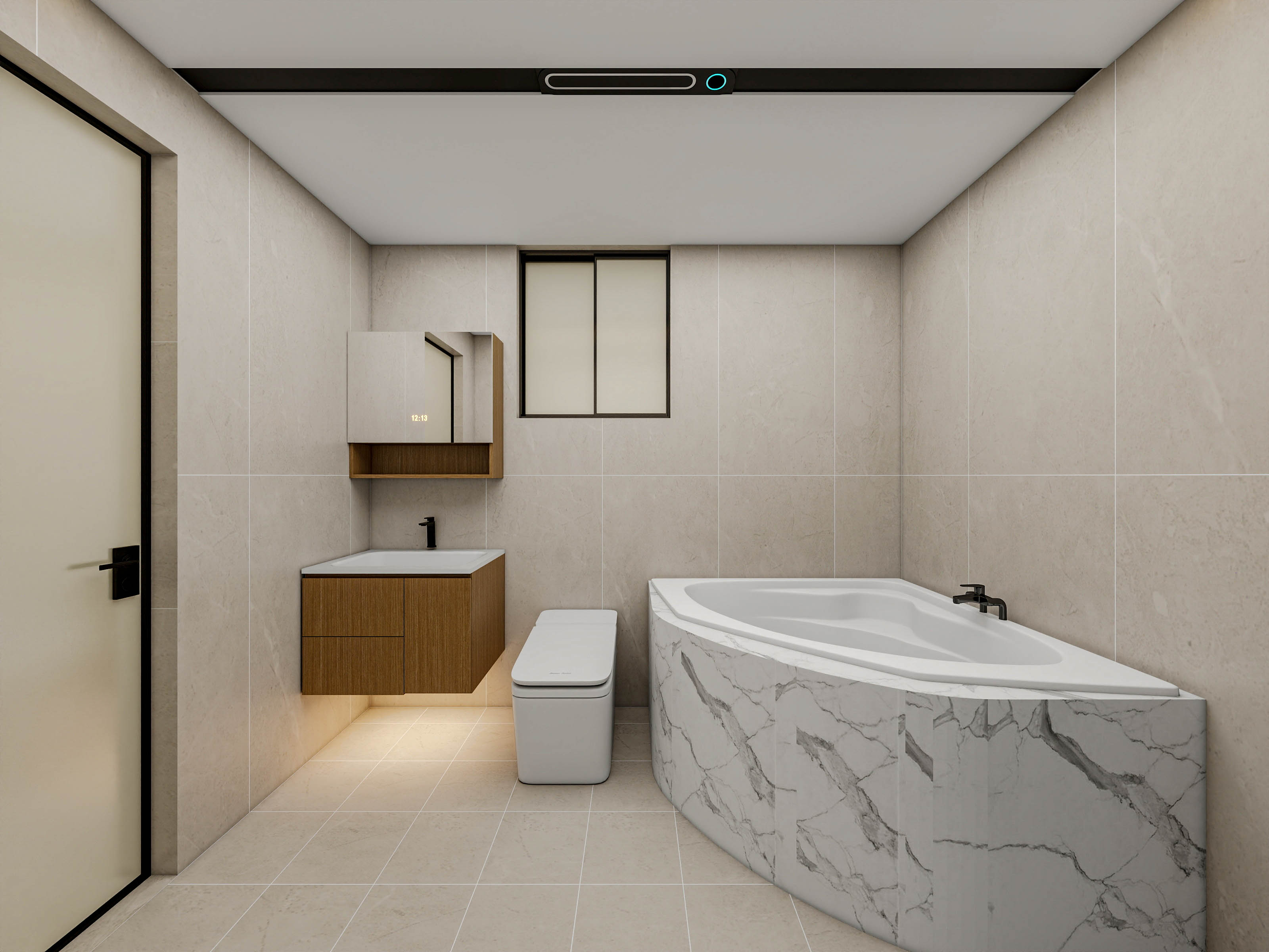 四川成都成都合院（376平方底跃简约中式三居室）-78