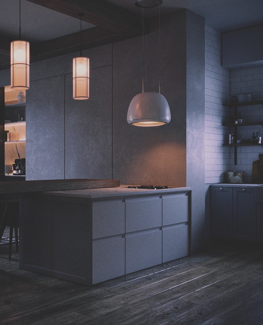 350㎡木与白，自然元素的温润质感-18