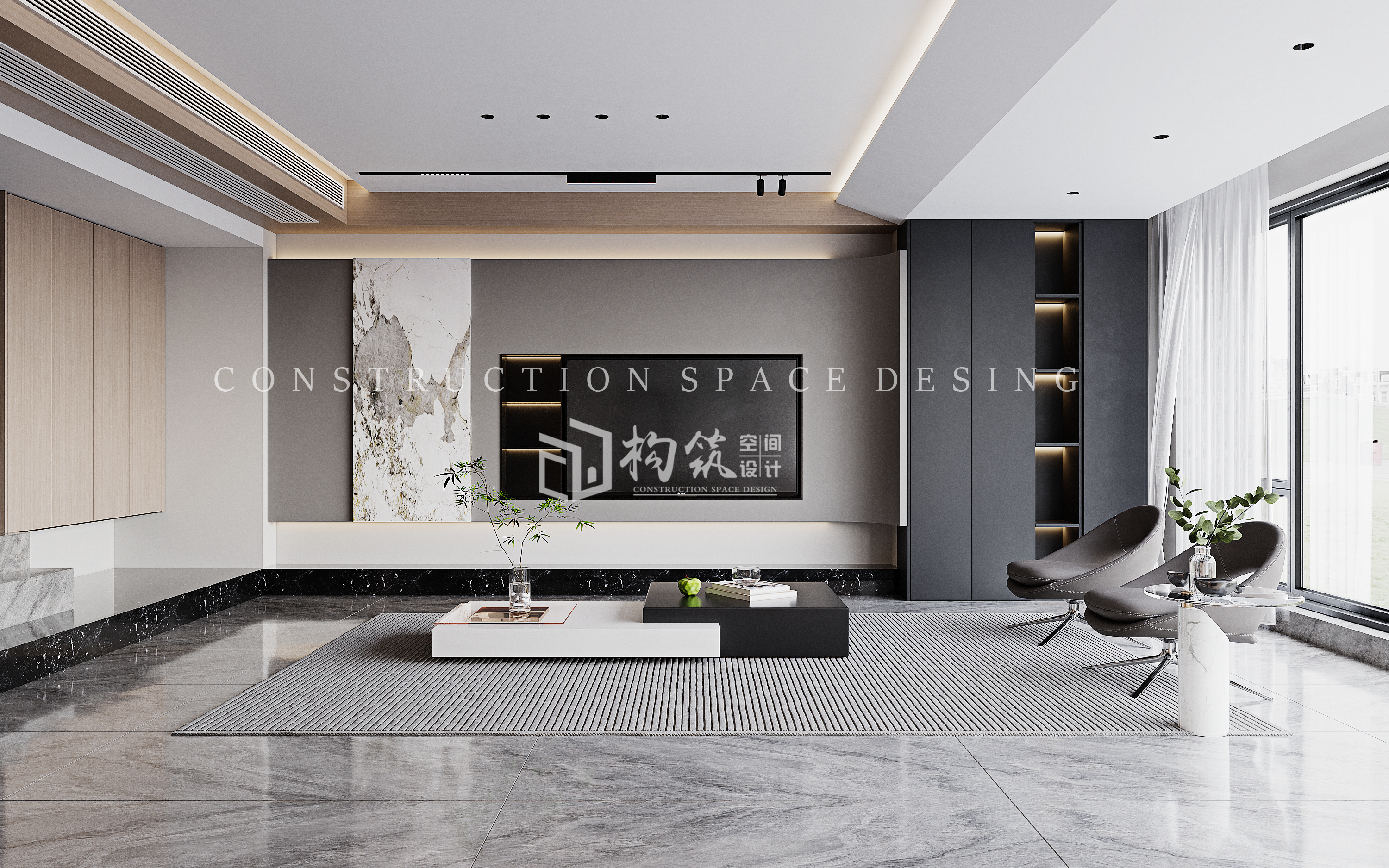 多维国际复式楼现代风格-4