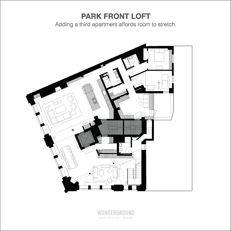 Wunderground Architecture 打造纽约 TriBeCa Triple· 豪华住宅-14