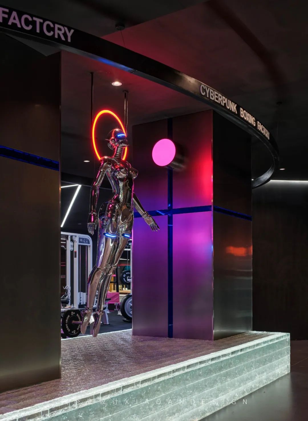 91GHT 健身房 · 运动与艺术的视觉盛宴丨晓安设计-12