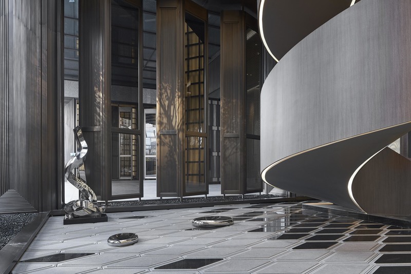 沈阳龙湖天奕售楼处——现代亚太文化交融设计-4