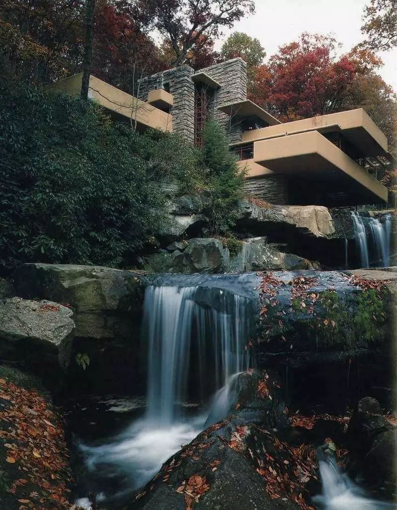 赖特“流水别墅” | 有机建筑的典范-9