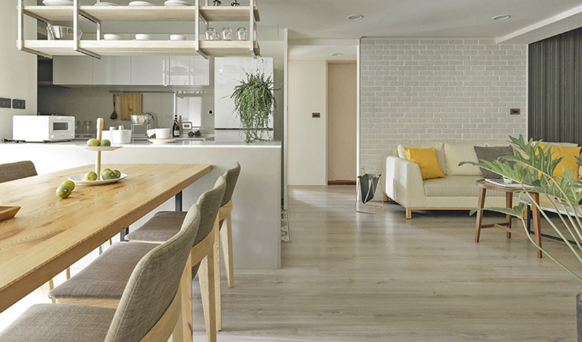 高雄 100㎡北欧风亲子宅 | 开放式空间、自然色彩、简约收纳-0