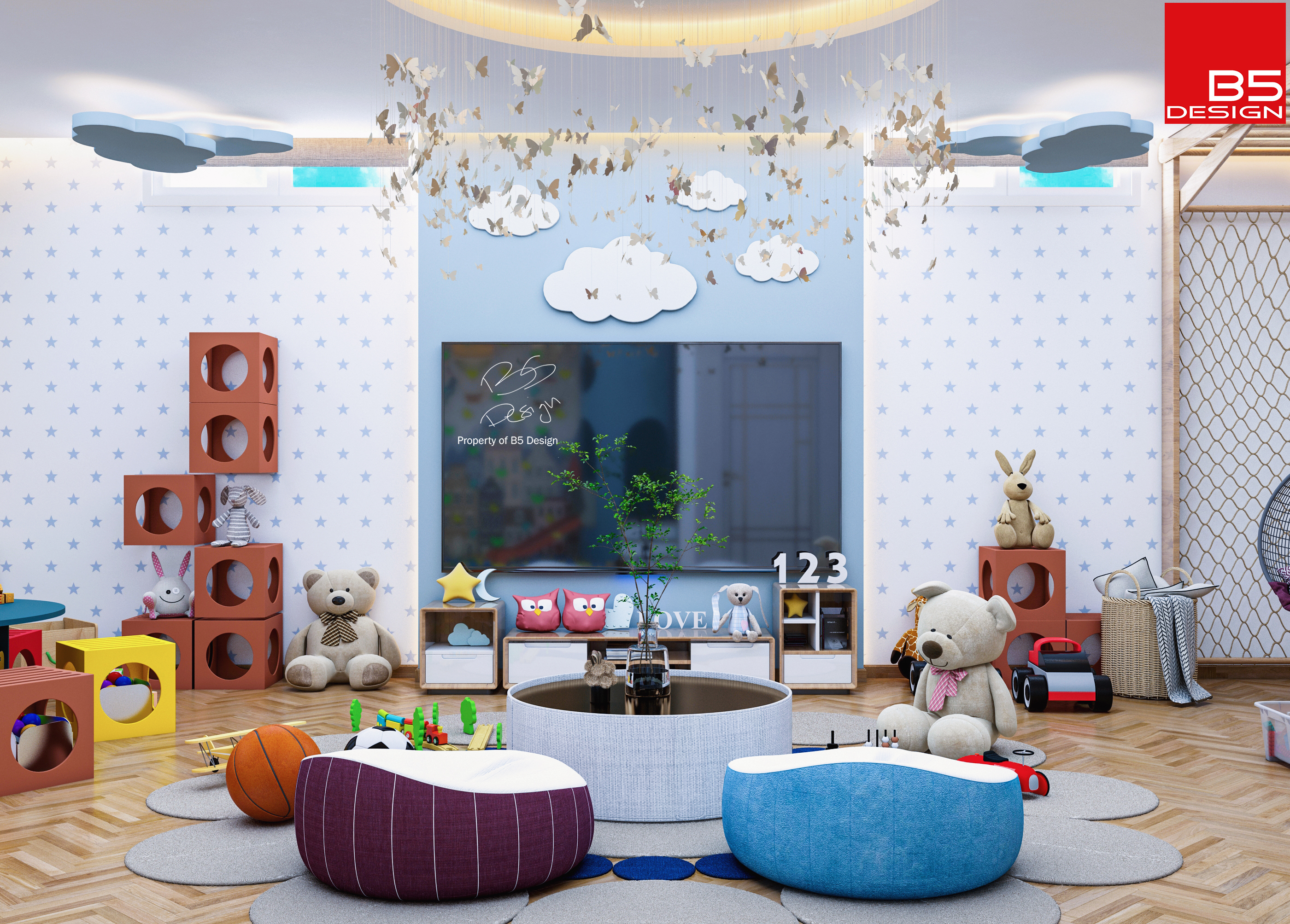 modern kid's room-8