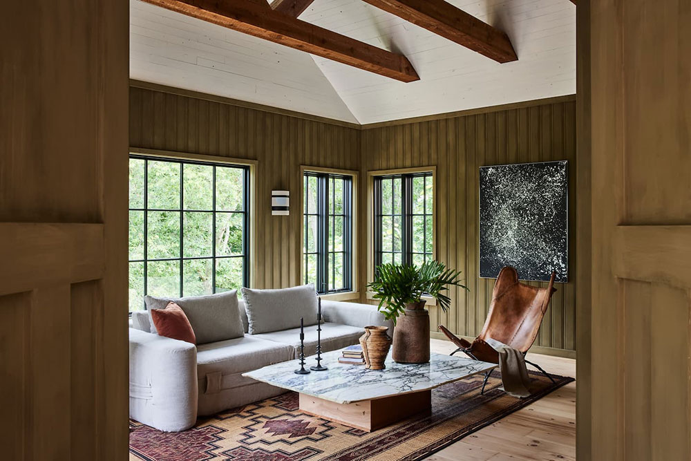 Long Island 周末度假胜地 | 温馨木屋的设计魅力-8