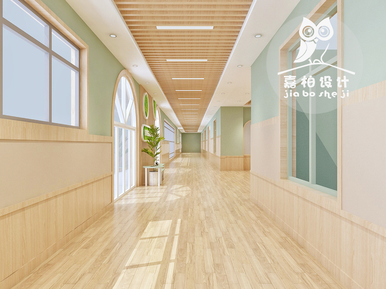 新安县实验幼儿园室内设计丨中国河南丨嘉柏儿童空间设计研究所-30