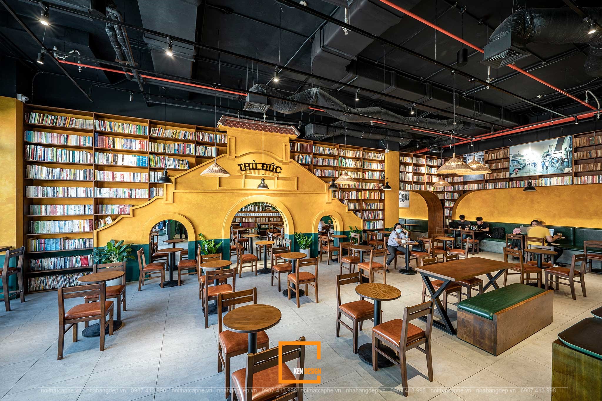 Thi công Buôn Cà Phê Vincom Lê Văn Việt - dấu ấn Sài Thành ngày cũ-8