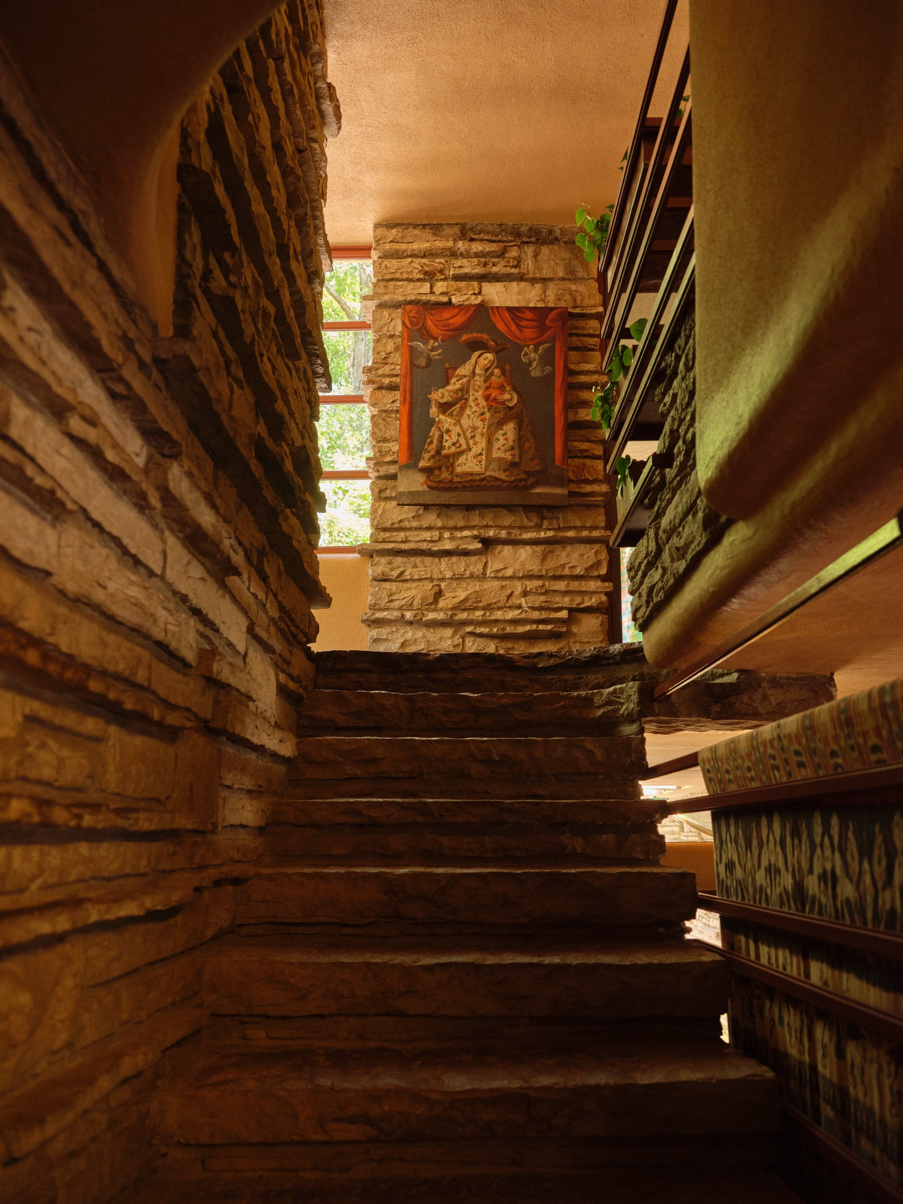 流水别墅丨美国宾夕法尼亚丨弗兰克·劳埃德·赖特-82