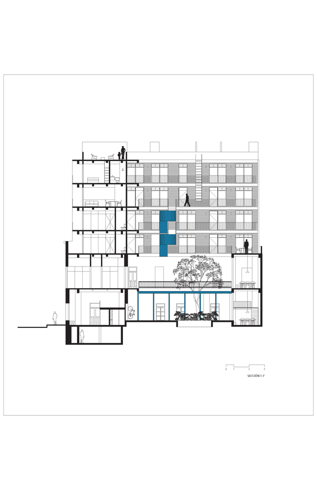 墨西哥城市中心历史建筑改造公寓丨墨西哥墨西哥城丨PRODUCTORA-36