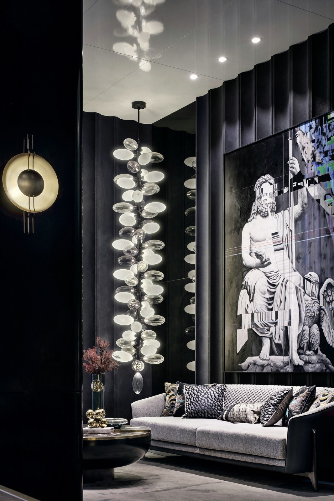 西安万科·大都会销售中心——玩味艺术在戏剧感空间的极致演绎  壹方设计-29