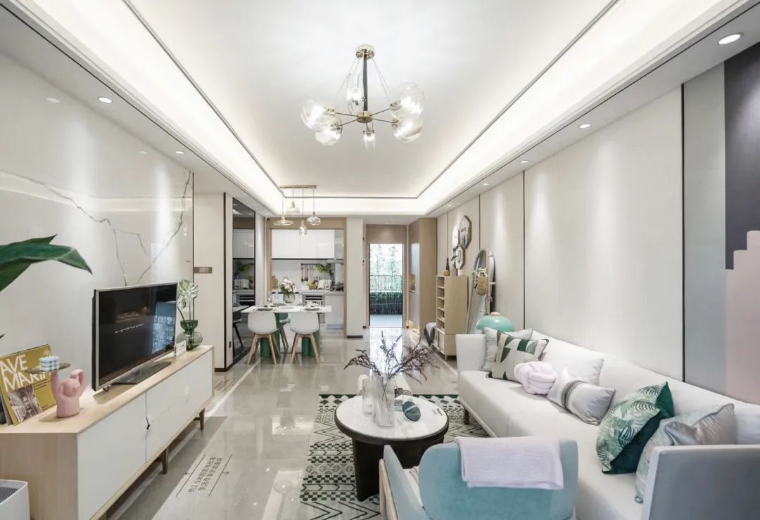 爱马仕轻奢++ 自然小清新，漓东新城样板房设计演绎优雅与清新-43