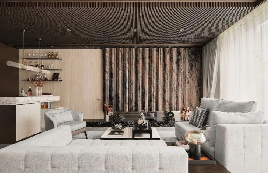 新世界逸璟湾 · 湖景墅式空间,轻奢生活典范丨中国佛山丨H DESIGN(旋木尚艺)-57