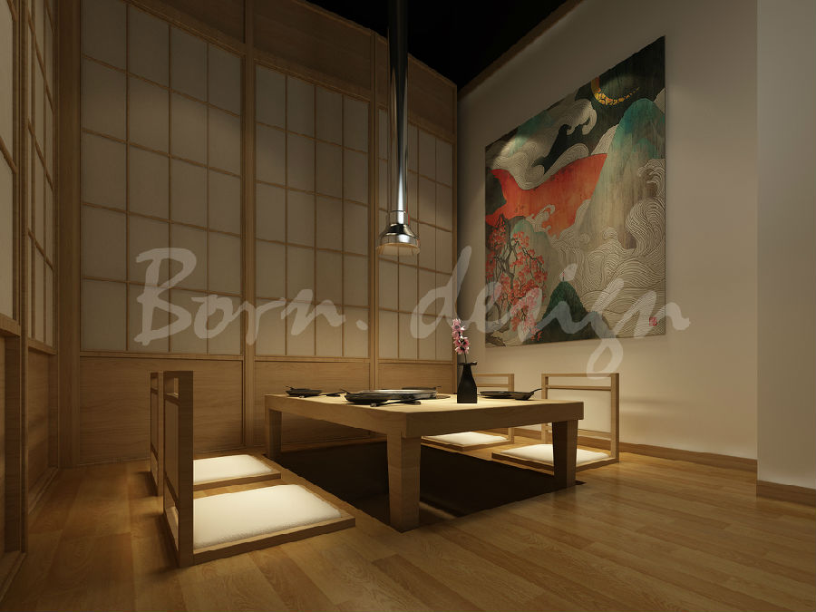 厦门日式烤肉店餐厅设计-17