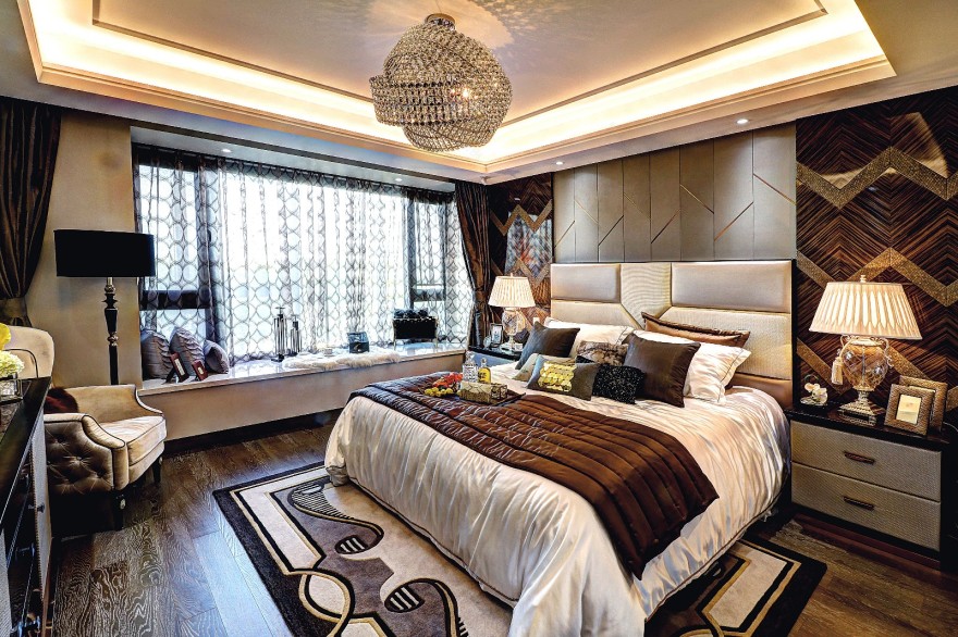 华府晶园 205 现代轻奢样板房-4