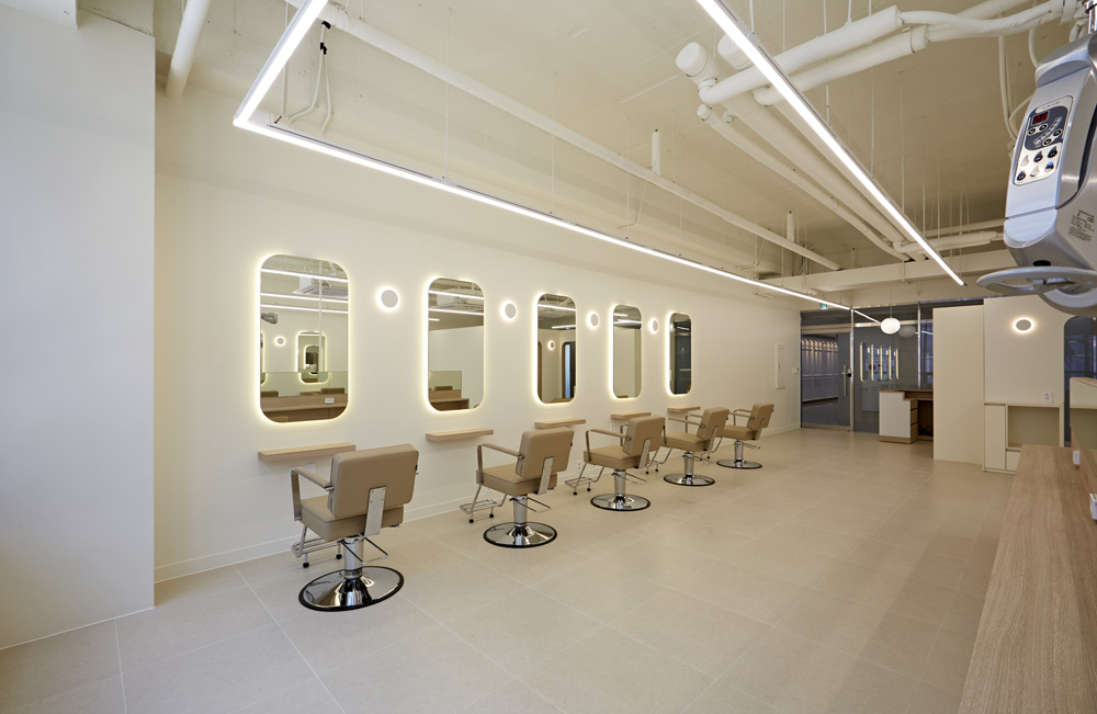 28 平米现代美容院空间设计，诠释极简美学-9
