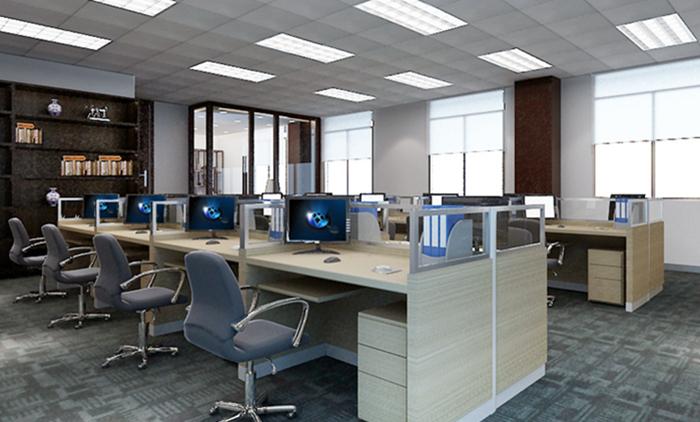 
坤露科技1280㎡办公室装修案例效果赏 -4