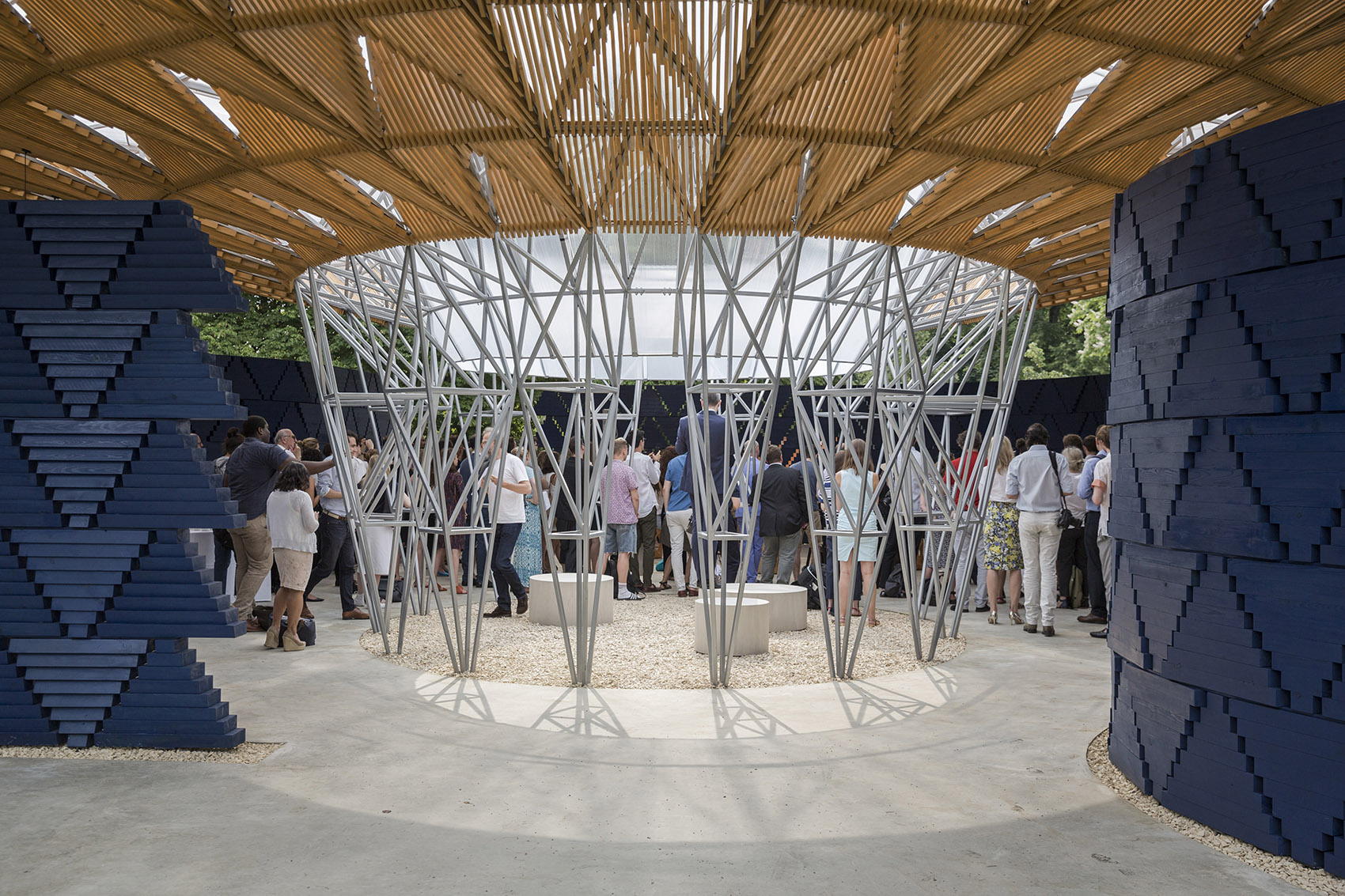 蛇形展厅2017,伦敦 / Kéré Architecture-42