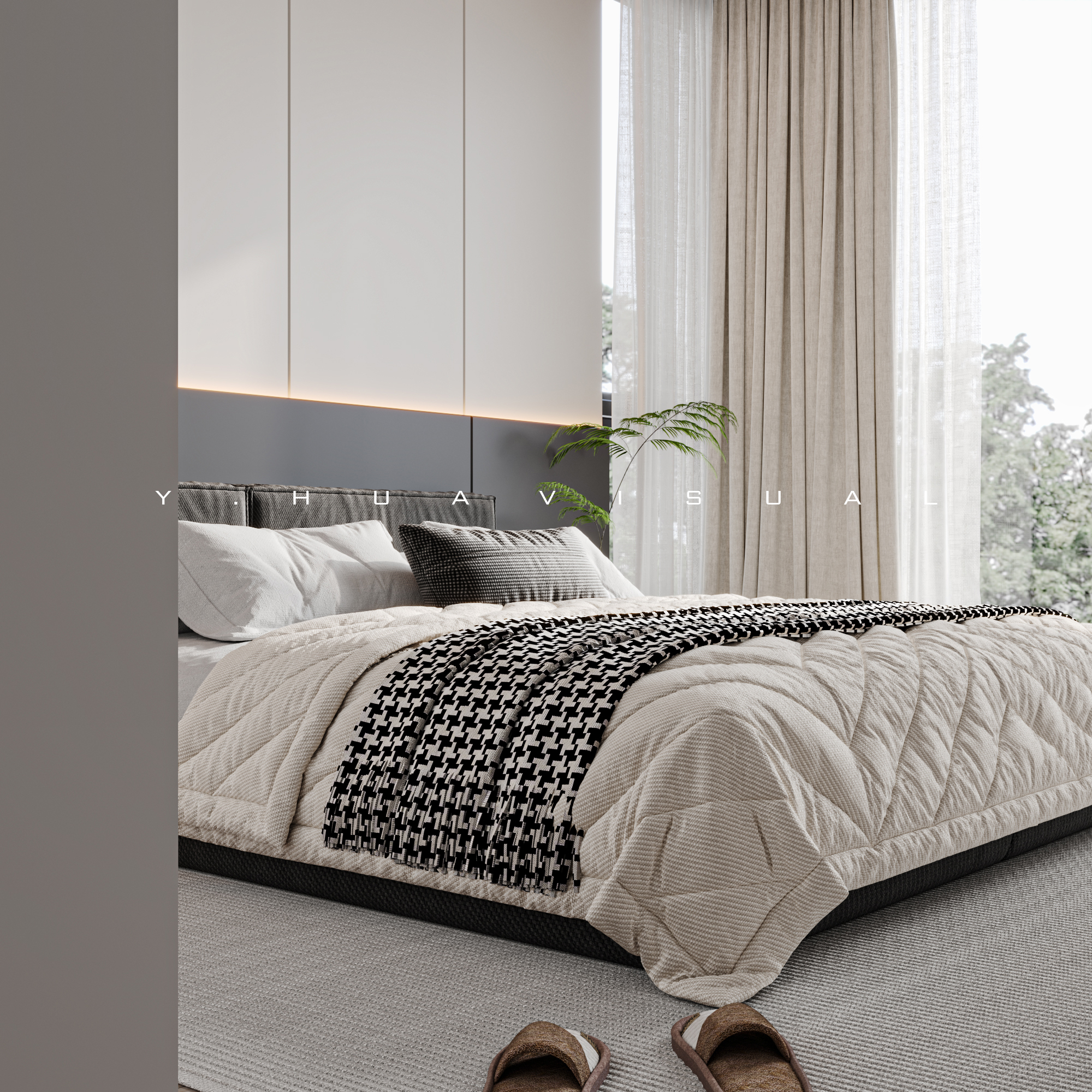 乙画视觉｜卧室篇-6