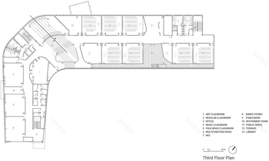 桥上教学楼 – 盐城外国语学校创新中心丨中国盐城丨Perform 普泛建筑-152