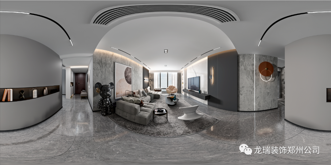 鑫苑鑫城200㎡基辅风格设计丨郑州龙瑞装饰工程有限公司-3