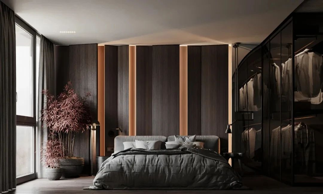 私人空间的艺术品——100 款卧室背景墙设计鉴赏-63