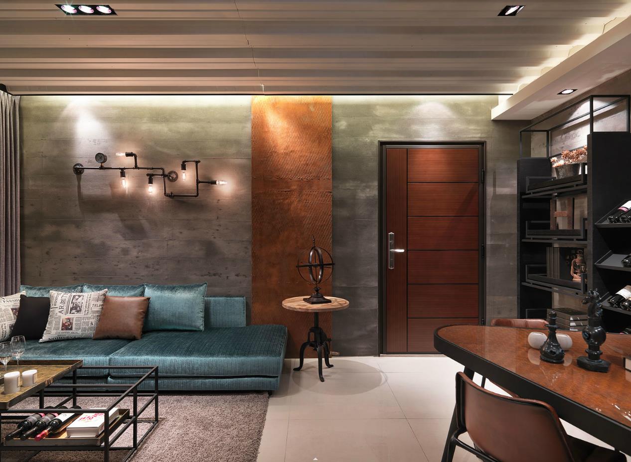 金属摇滚——个性工业质感宅  彩韵设计-3