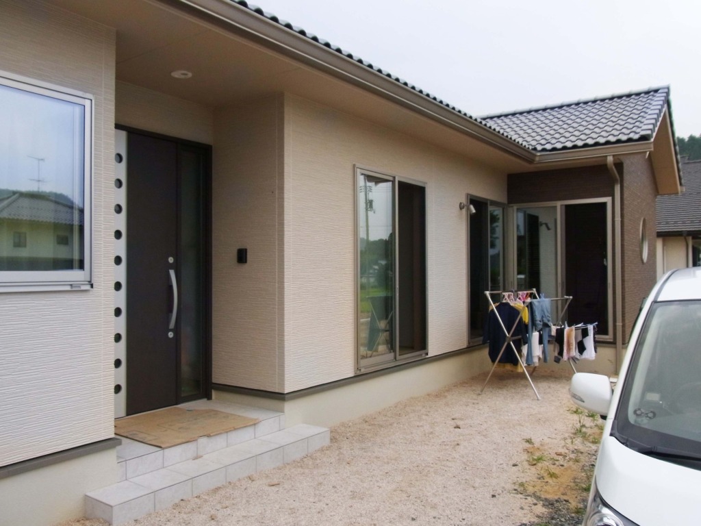 平屋建て和風モダン住宅の新築外構-35