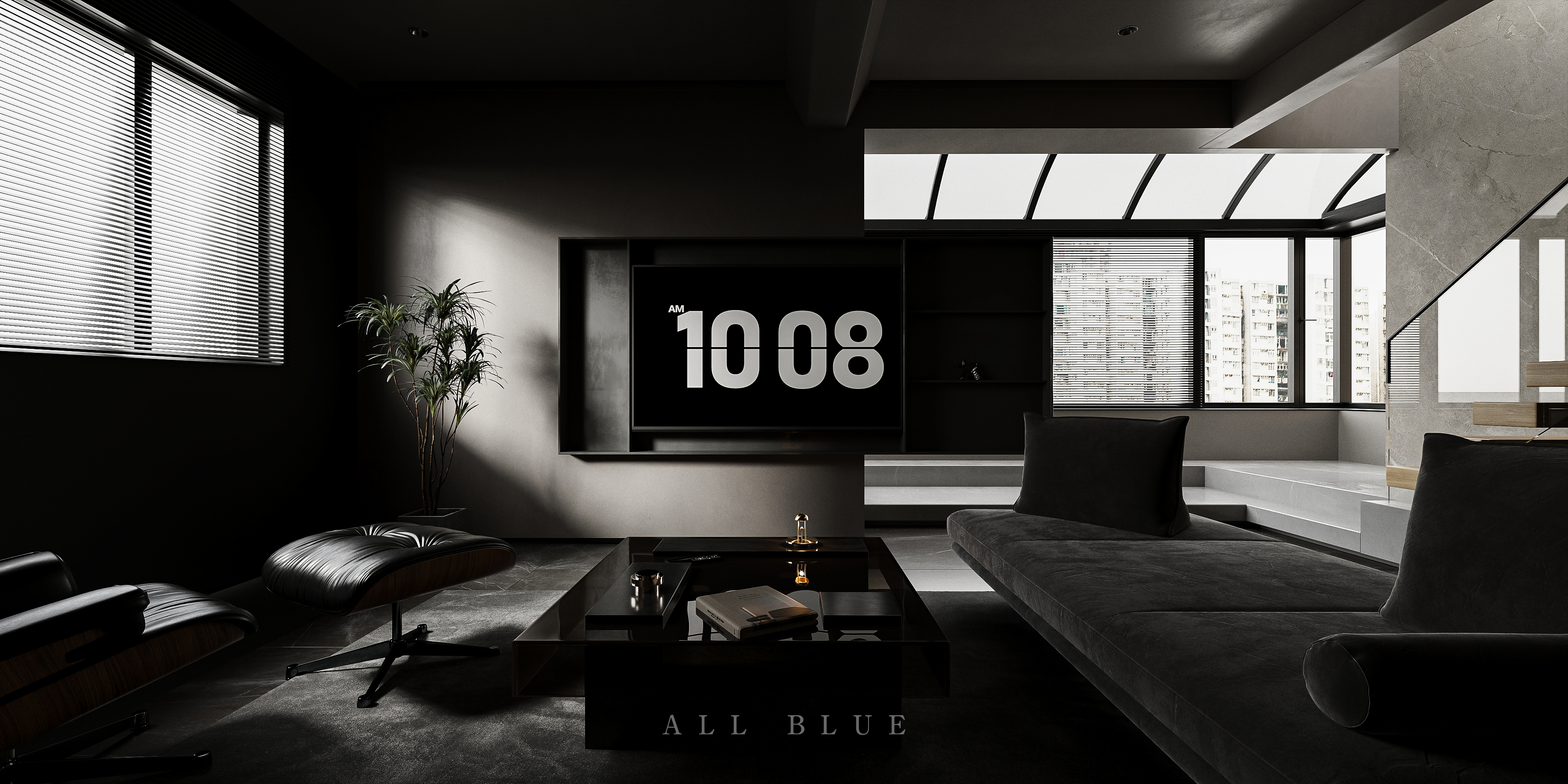 暗黑风格-室内空间渲染-7