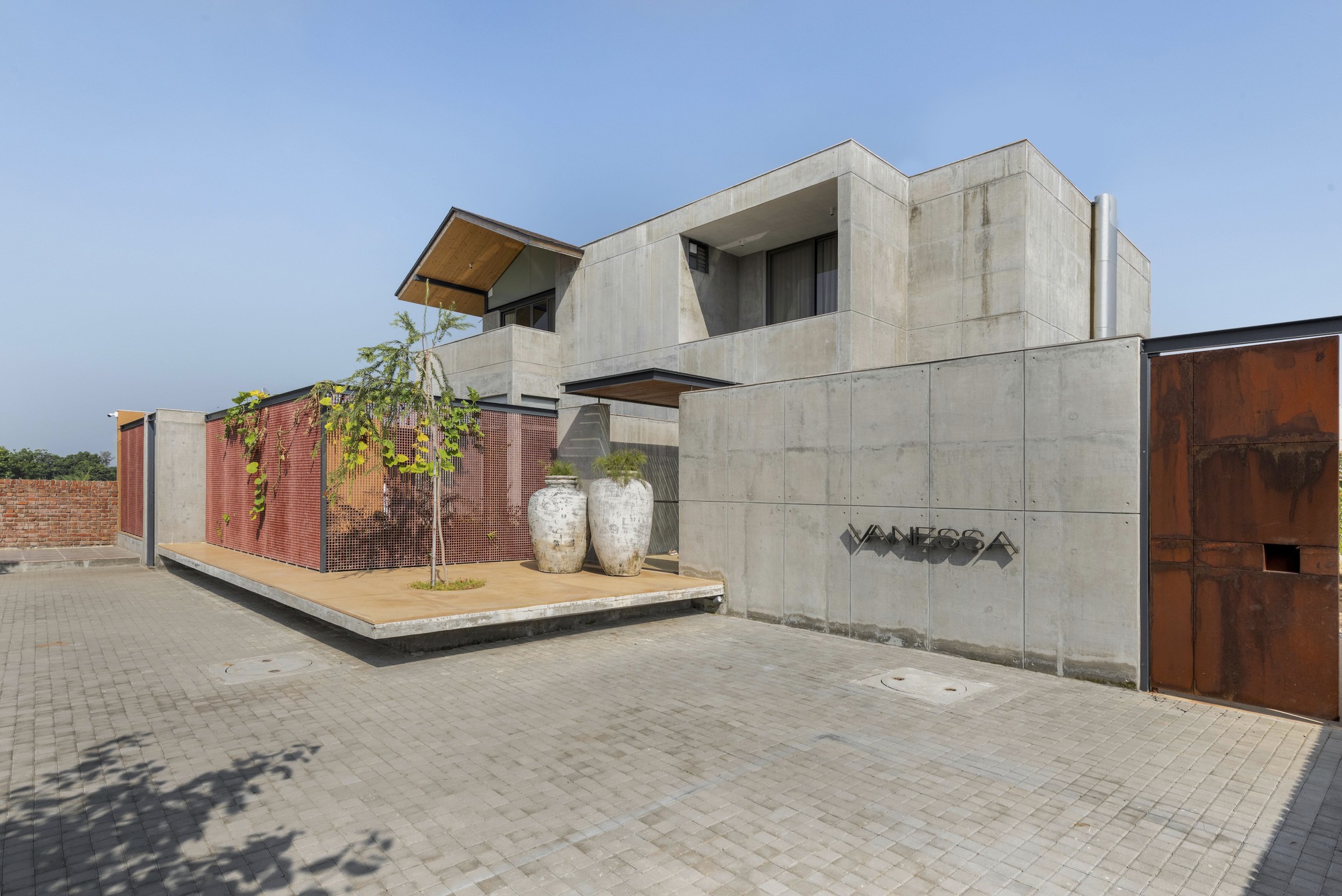 瓦妮莎周末别墅丨印度丨The Grid Architects-28