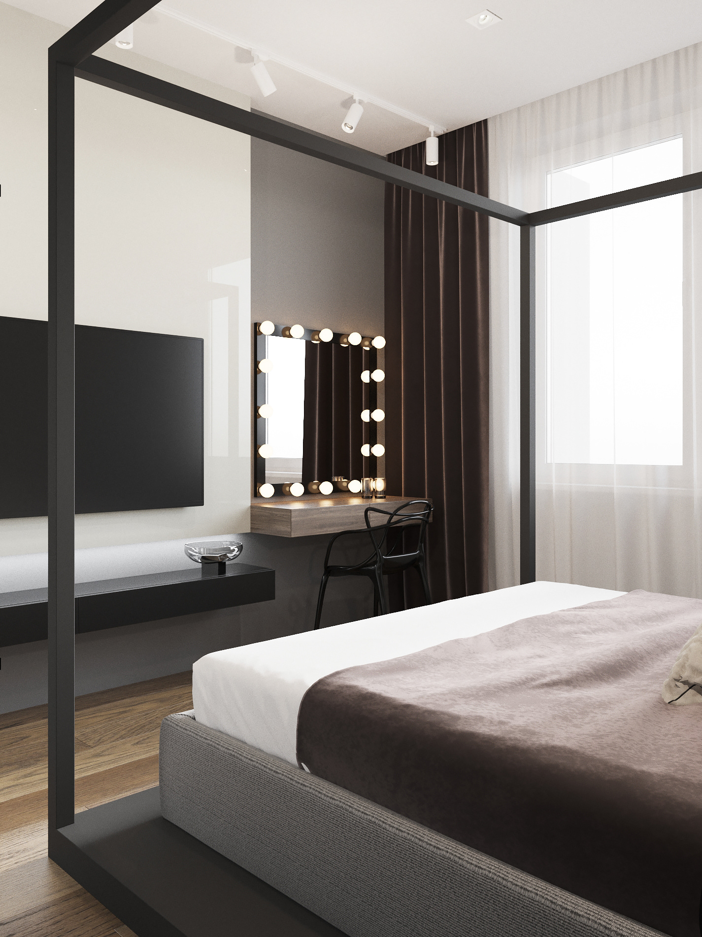 俄罗斯圣彼得堡 90㎡现代年轻家庭设计-15