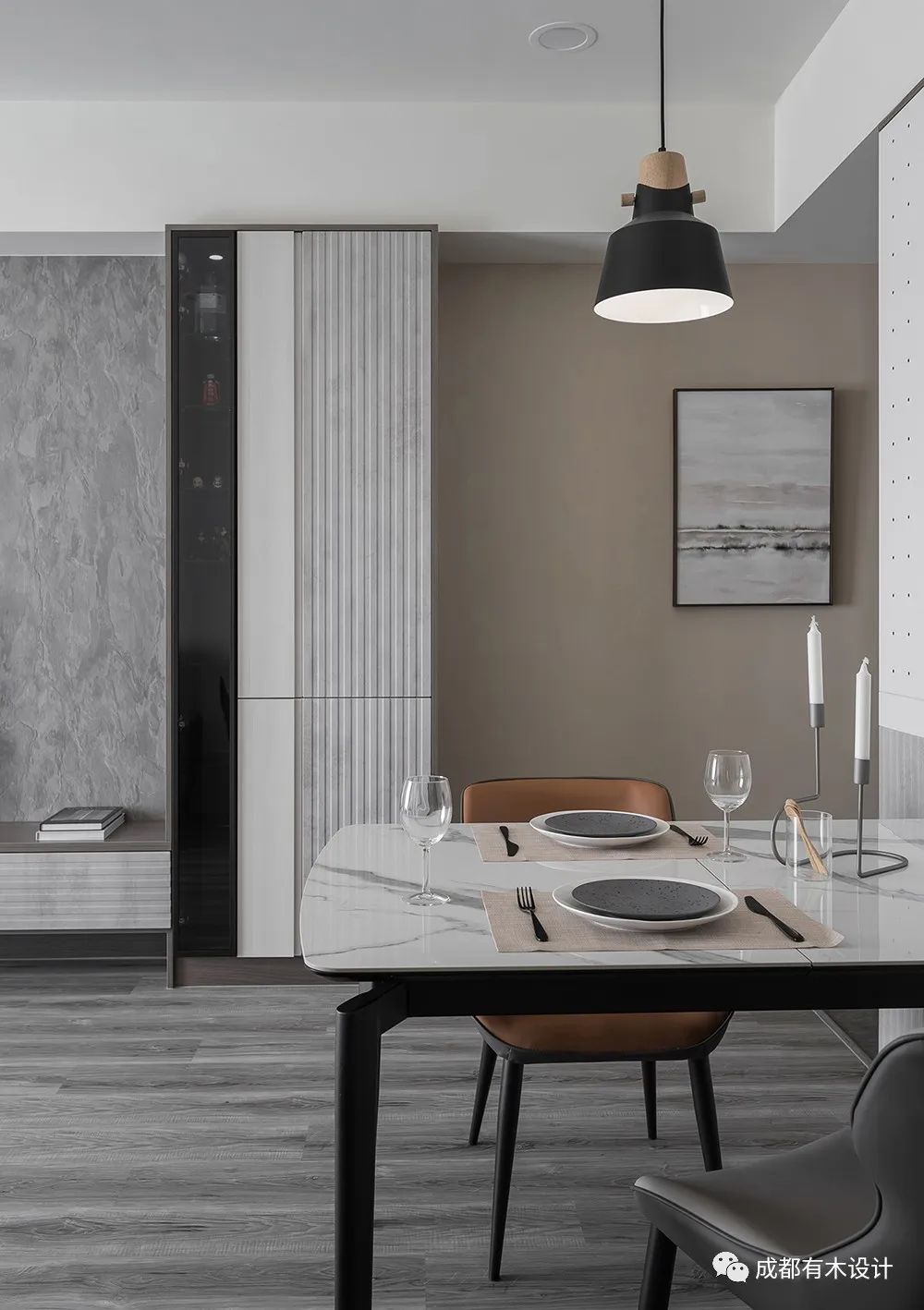 2023 年现代风微侘寂感住所设计典范丨欧德-34