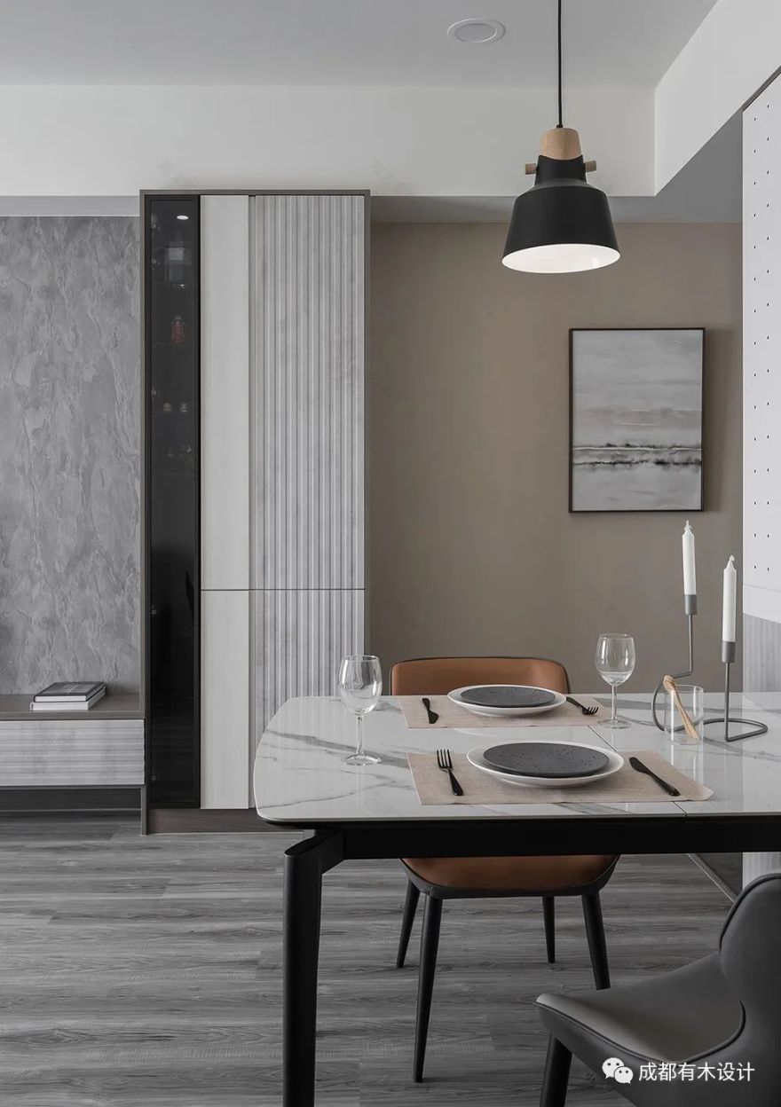 2023 年现代风微侘寂感住所设计典范丨欧德-34