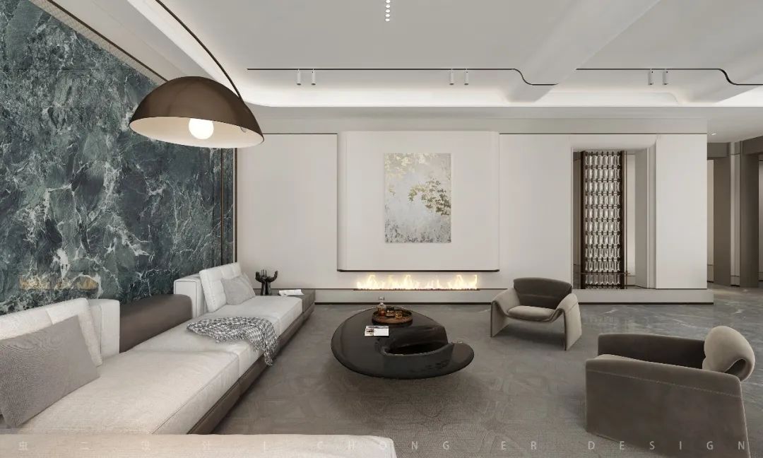 新泰铭流府邸别墅设计丨虫二设计-16