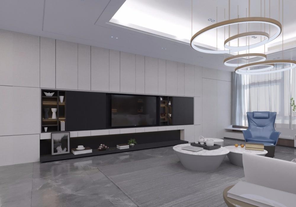 现代家居的温文尔雅 | 开放式厨房与半开放式书柜设计-13