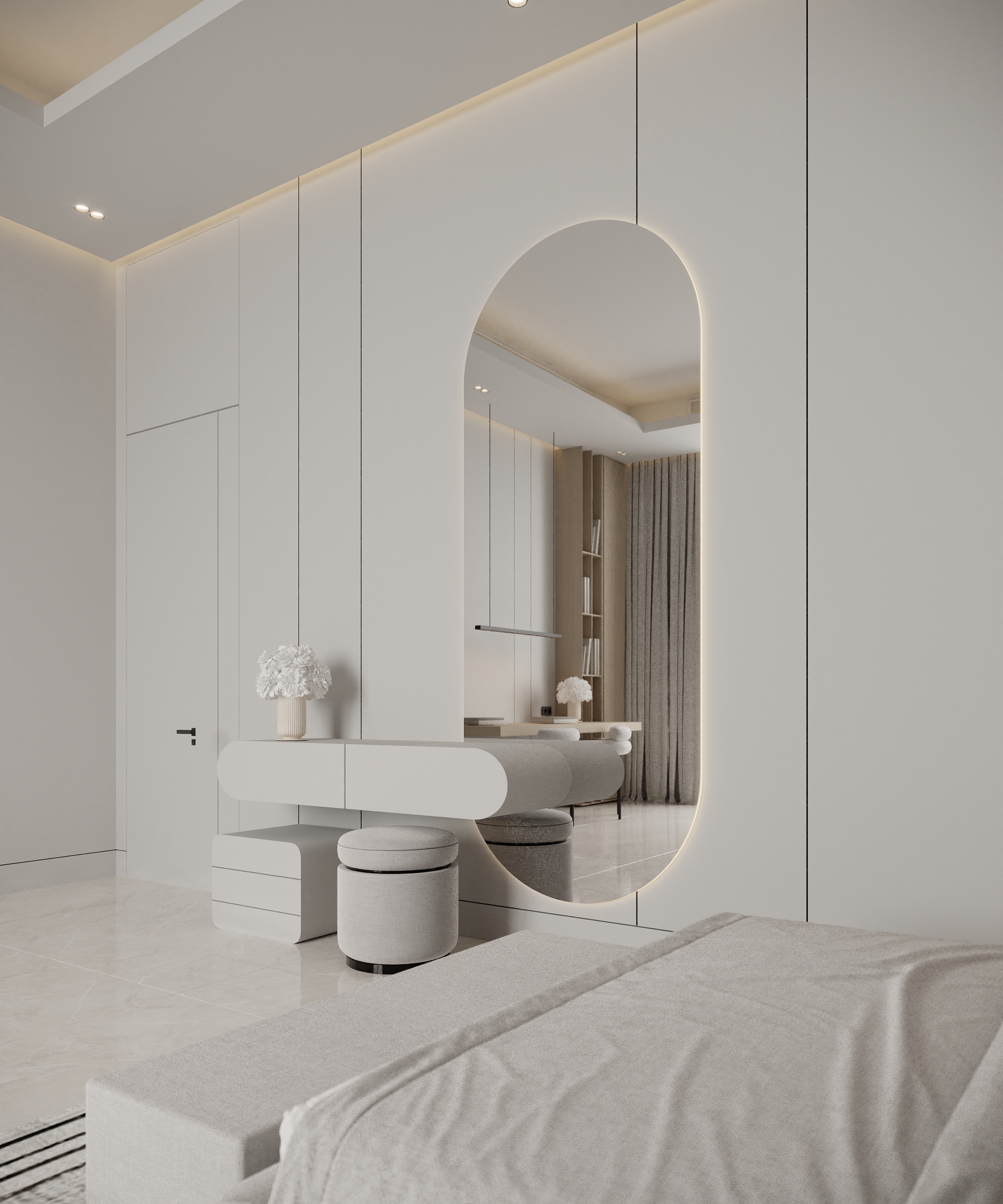 MININMAL DOUBLE BEDROOOM-7