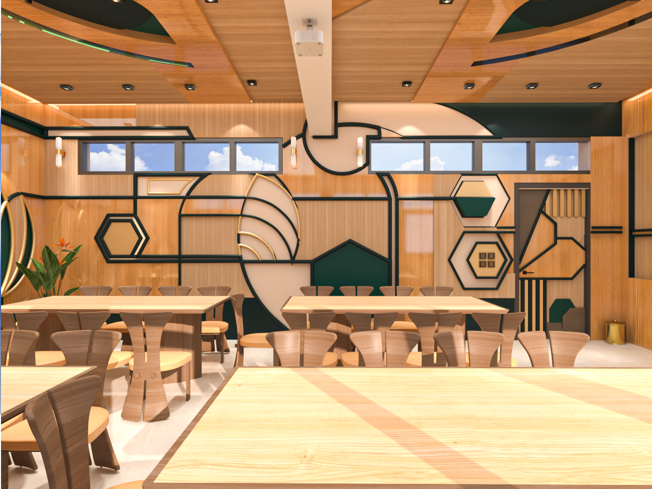 Interior space in the Decoration Department-1