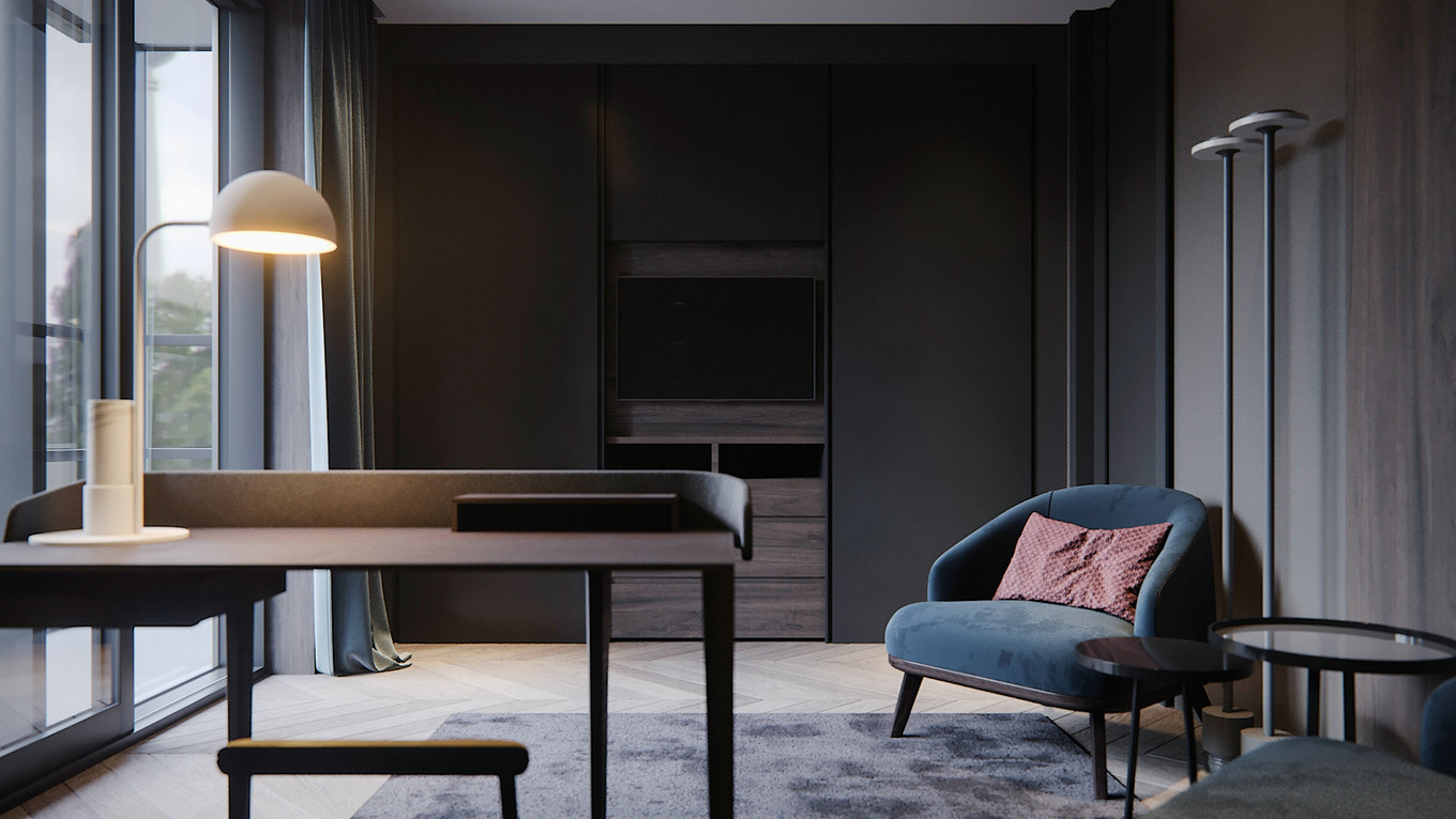 现代高级灰住宅-3