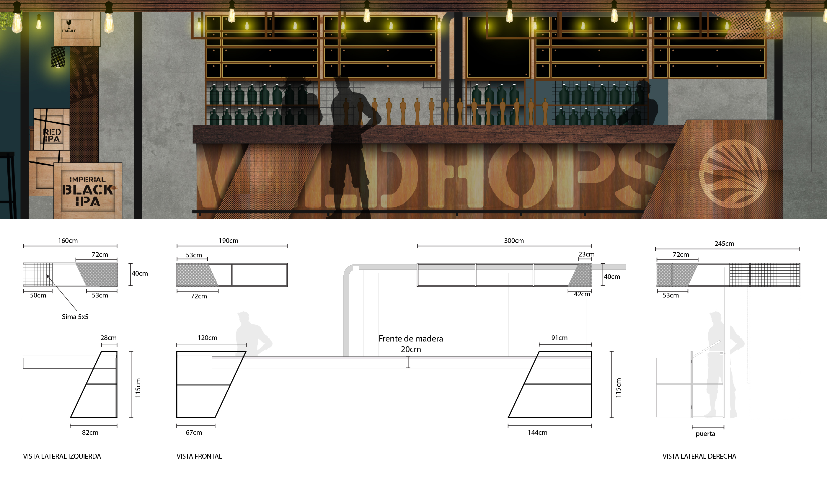 Wild Hops 啤酒品牌室内设计-55