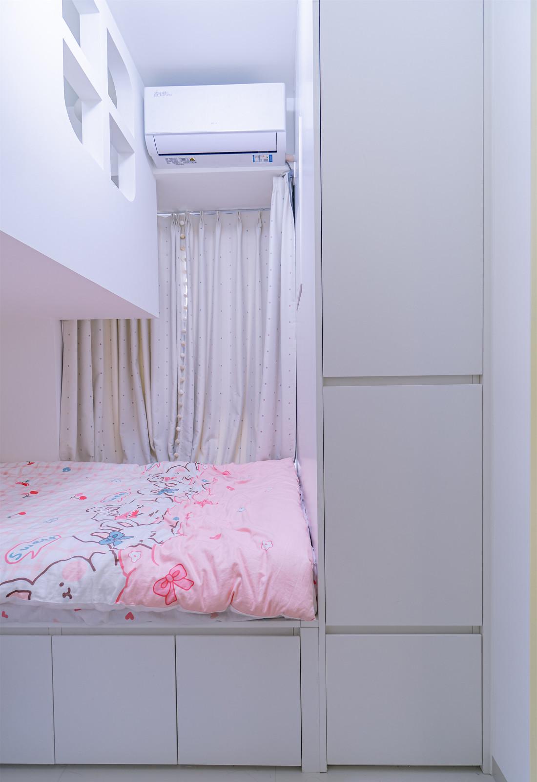 96㎡中古混搭风四居室装修-54