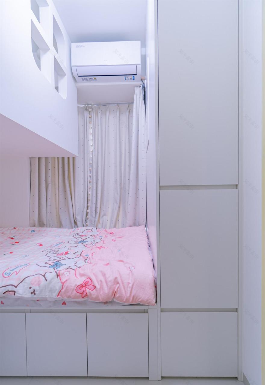 96㎡中古混搭风四居室装修-54