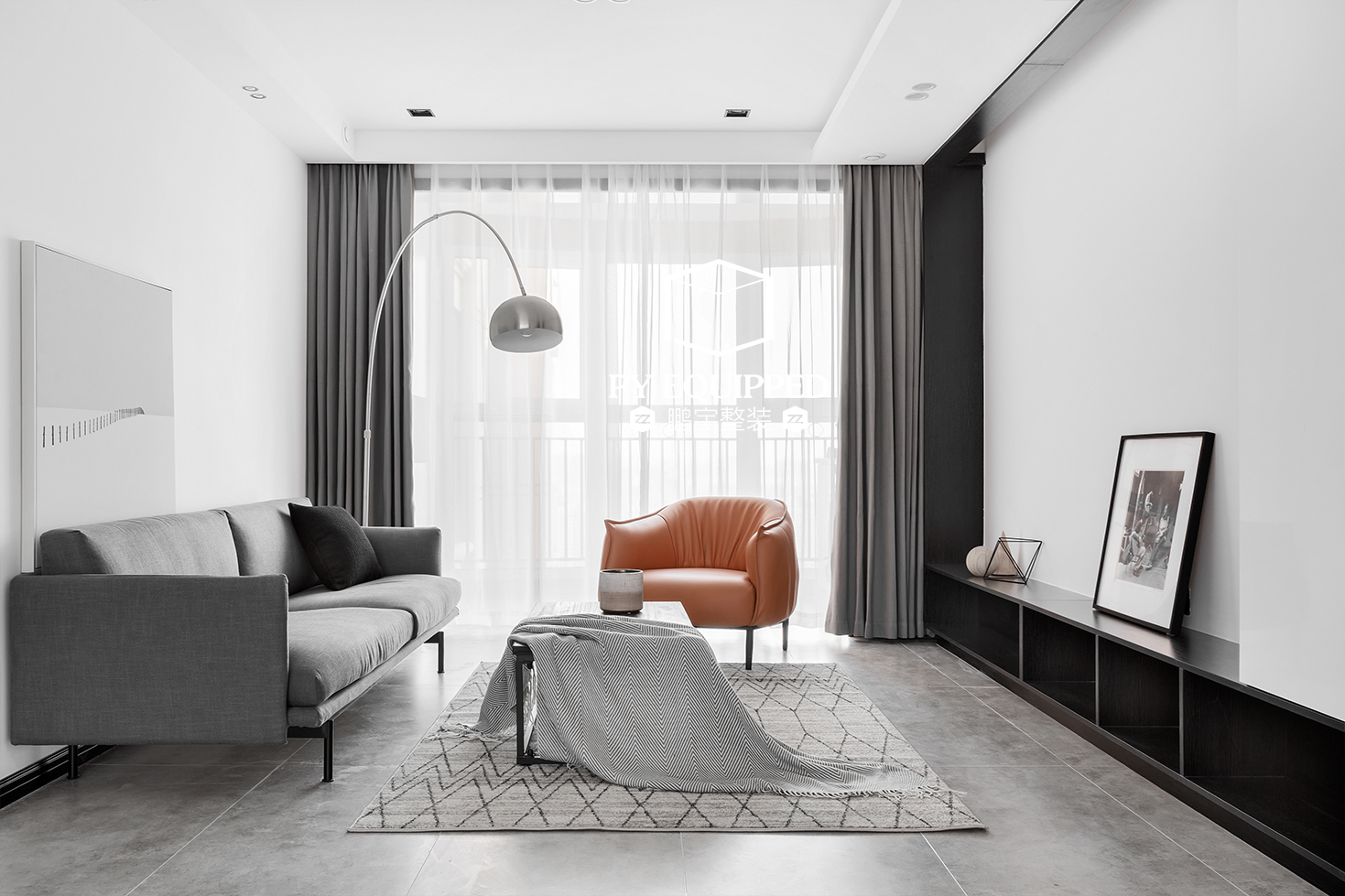 125㎡极简北欧风，白色空间的人性化细节设计-8