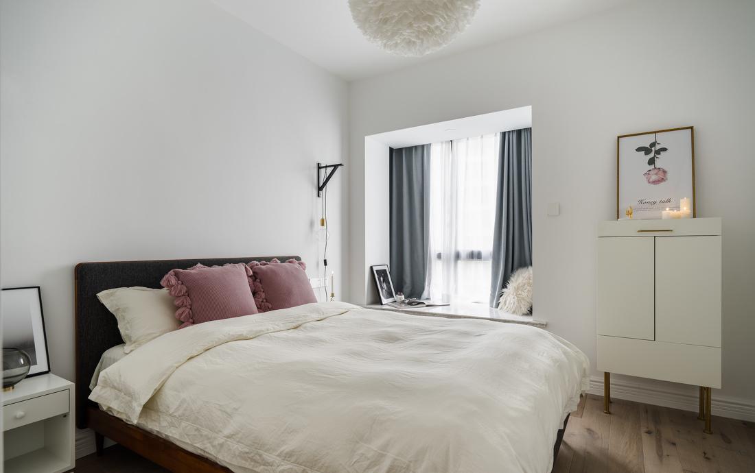 上海北欧风公寓设计,皇家代尔夫特蓝的 INS 风情-36