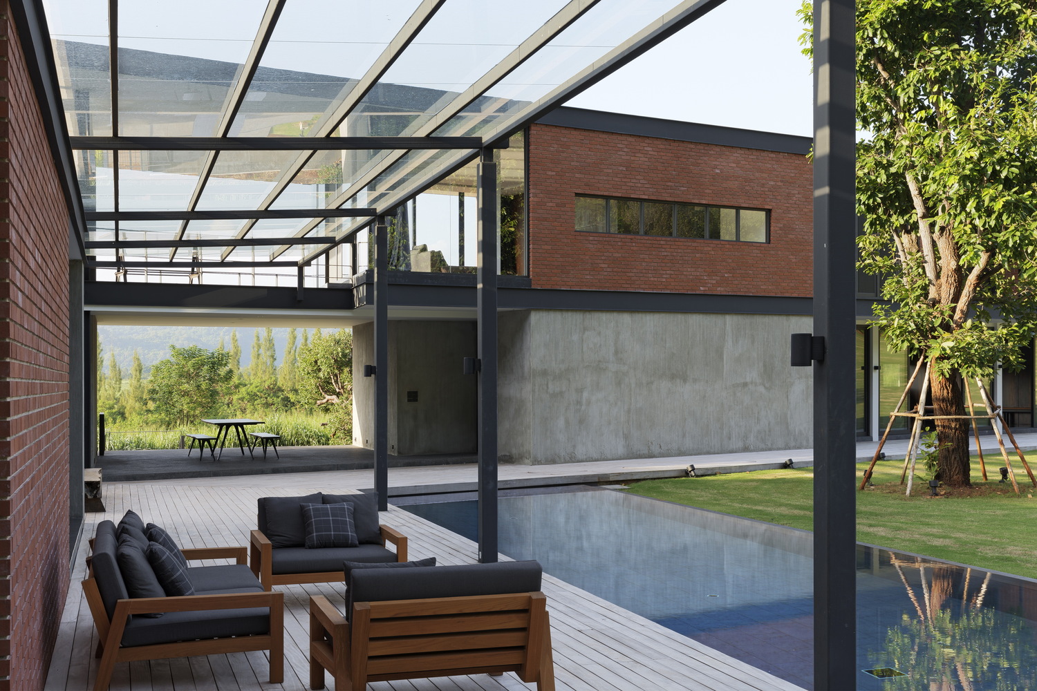 泰国 Khaoyai 度假屋，与自然共生的绿色家园-46