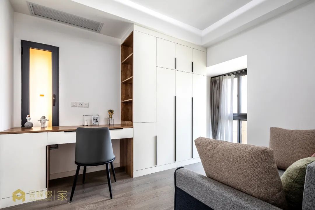 126㎡现代 INS 风婚房，简约优雅，多功能书房，生活美学新定义！-51