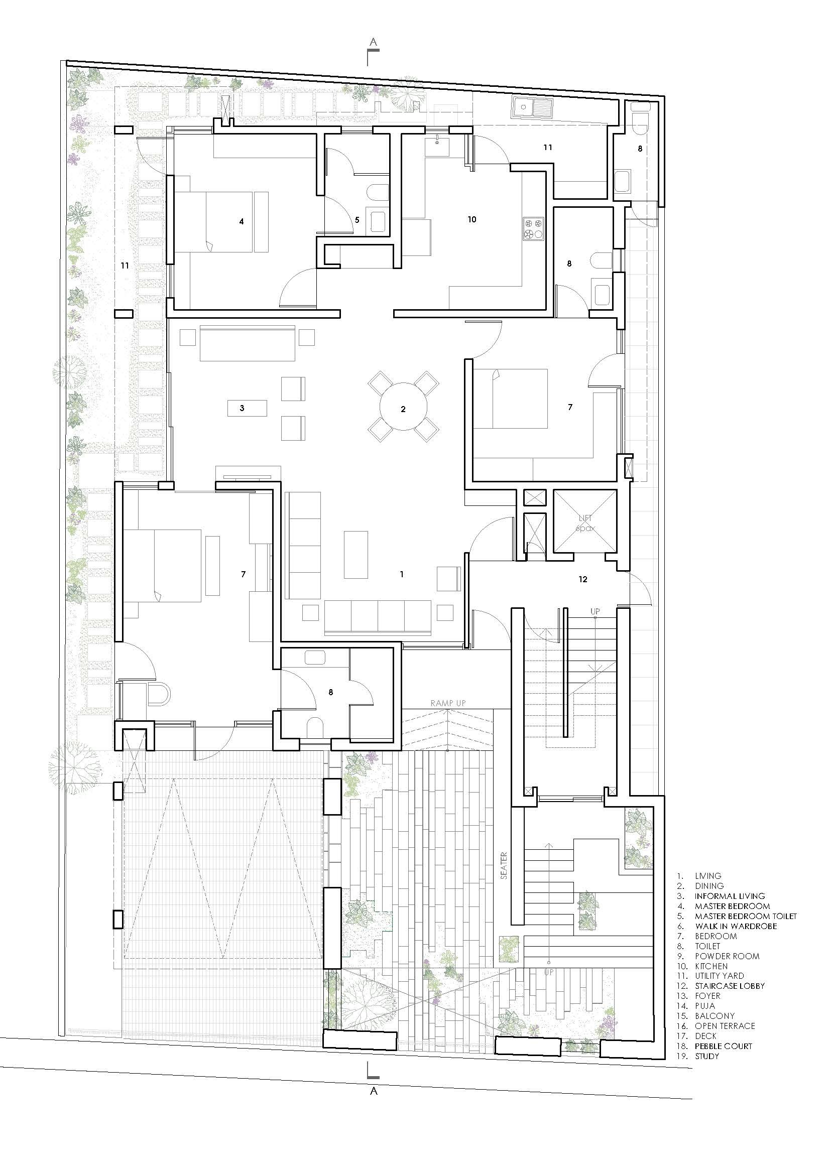 公园旁的房屋丨印度班加罗尔丨STUDIO MOTLEY-17