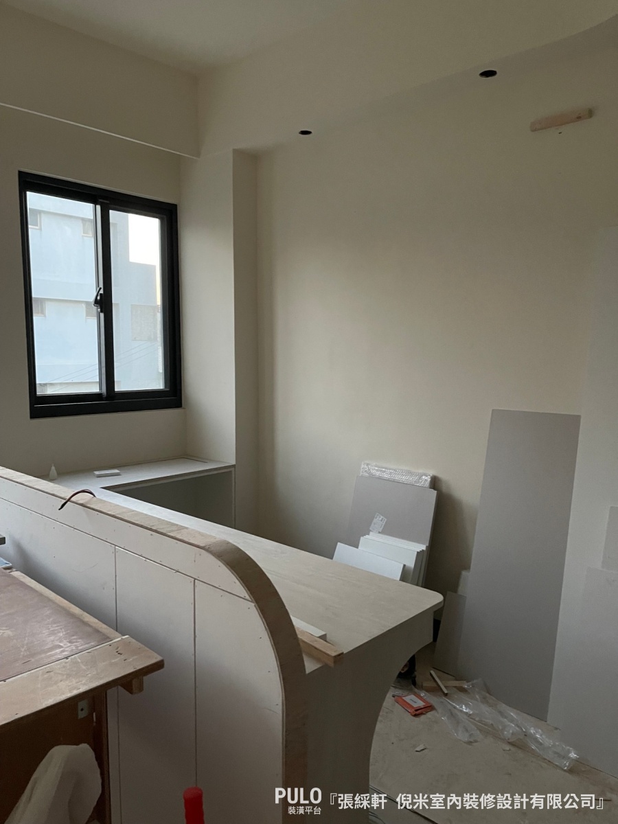 台中4层楼极简灰白色调透天居家装潢丨中国台中丨倪米室内装修设计有限公司-38