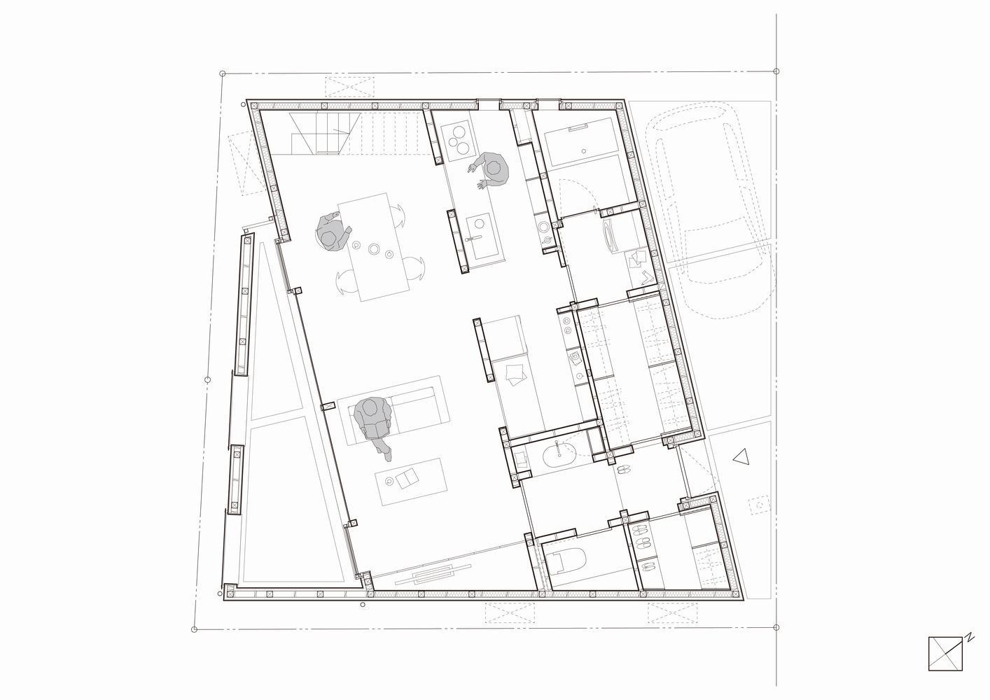 错位与对齐的完美结合 | 日本 Asaka 住宅-16