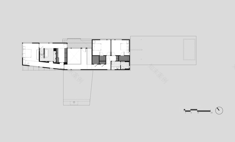 美国奥斯汀山坡上的现代乡村家园-21