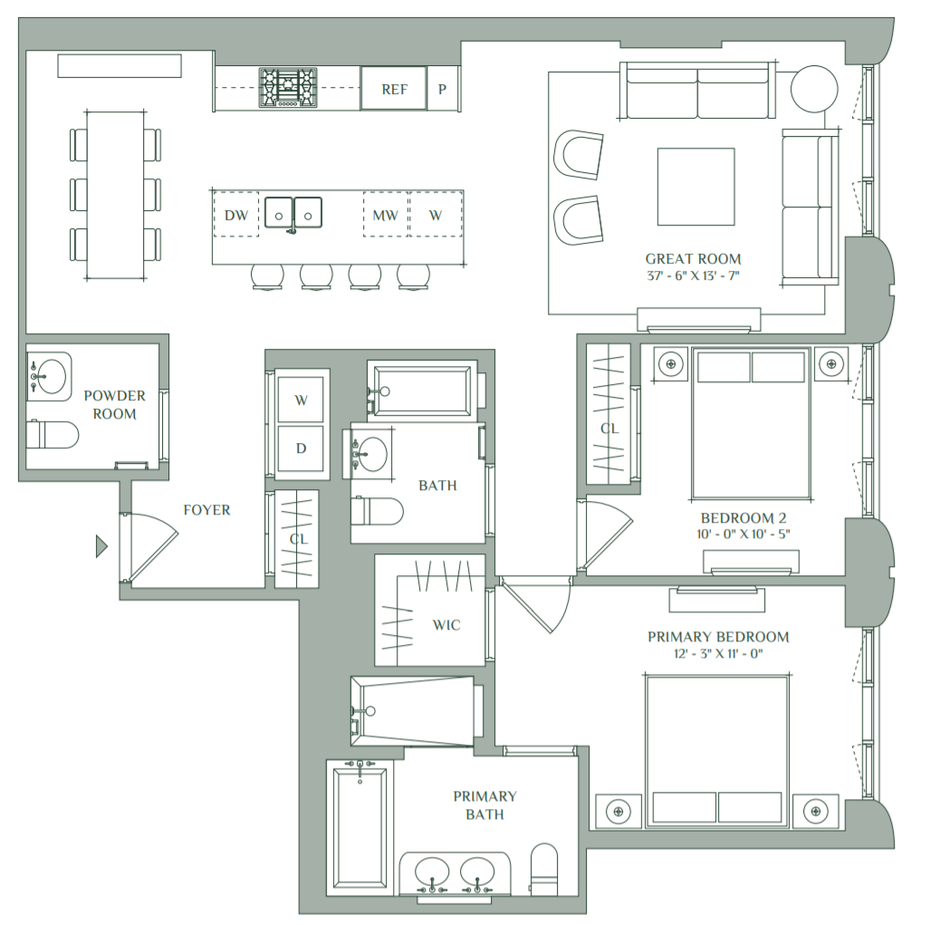 纽约上西区豪华公寓丨美国纽约丨ODA-70